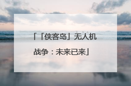 「侠客岛」无人机战争：未来已来