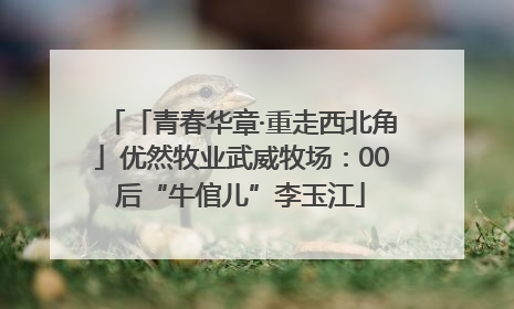 「青春华章·重走西北角」优然牧业武威牧场：00后“牛倌儿”李玉江