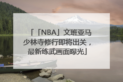 「NBA」文班亚马少林寺修行即将出关，最新练武画面曝光