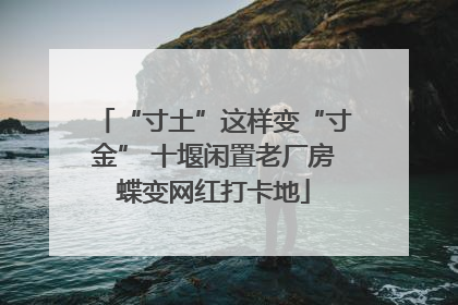 “寸土”这样变“寸金” 十堰闲置老厂房蝶变网红打卡地