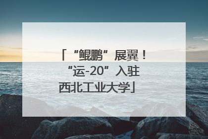 “鲲鹏”展翼！“运-20”入驻西北工业大学