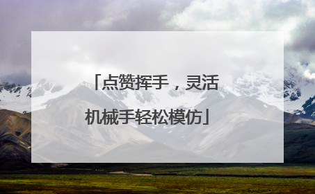 点赞挥手，灵活机械手轻松模仿