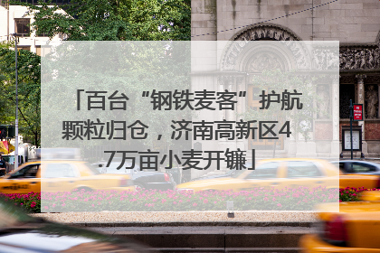 百台“钢铁麦客”护航颗粒归仓，济南高新区4.7万亩小麦开镰