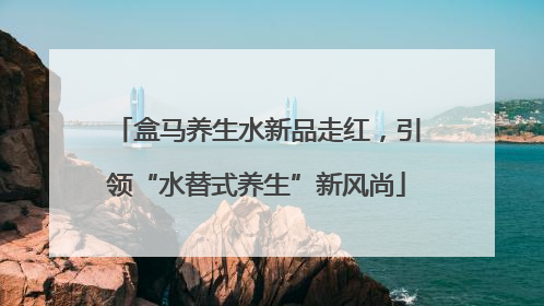 盒马养生水新品走红，引领“水替式养生”新风尚