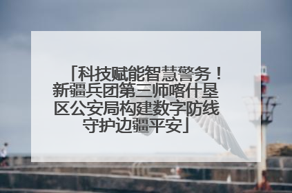 科技赋能智慧警务！新疆兵团第三师喀什垦区公安局构建数字防线守护边疆平安