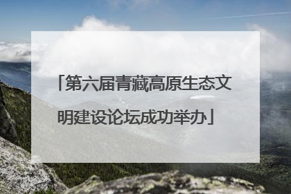 第六届青藏高原生态文明建设论坛成功举办