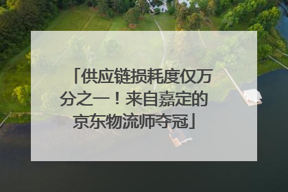 供应链损耗度仅万分之一！来自嘉定的京东物流师夺冠