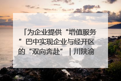 为企业提供“增值服务”巴中实现企业与经开区的“双向奔赴”｜川陕渝网络名人巴中行