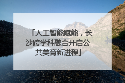 人工智能赋能，长沙跨学科融合开启公共美育新进程