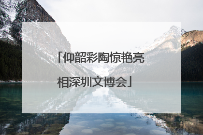 仰韶彩陶惊艳亮相深圳文博会