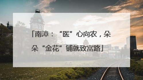 南漳：“医”心向农，朵朵“金花”铺就致富路