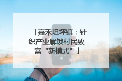 嘉禾坦坪镇：针织产业解锁村民致富“新模式”