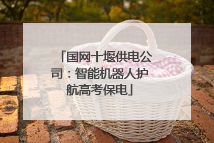 国网十堰供电公司：智能机器人护航高考保电