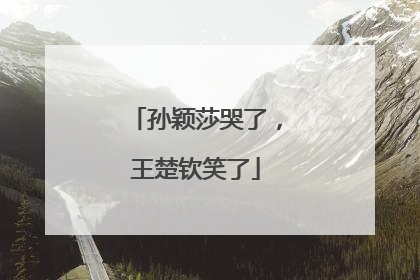 孙颖莎哭了，王楚钦笑了