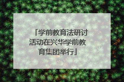 学前教育法研讨活动在兴华学前教育集团举行
