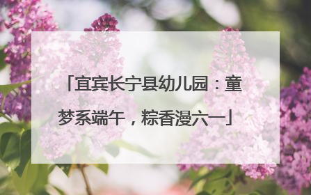 宜宾长宁县幼儿园：童梦系端午，粽香漫六一