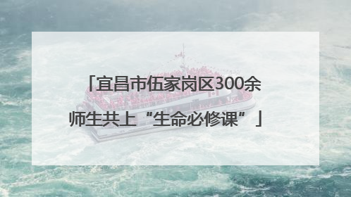 宜昌市伍家岗区300余师生共上“生命必修课”