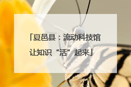 夏邑县：流动科技馆让知识“活”起来
