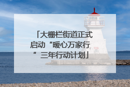 大栅栏街道正式启动“暖心万家行”三年行动计划