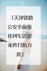 天津铁路公安全面强化列车治安案件打防力度