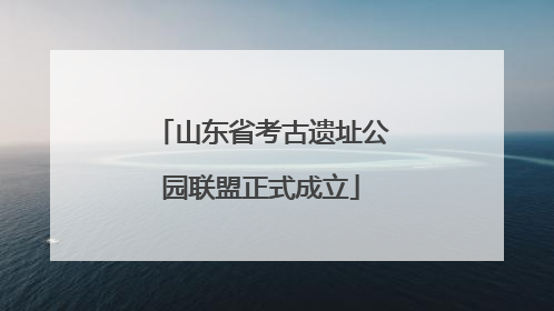 山东省考古遗址公园联盟正式成立