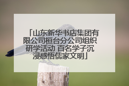 山东新华书店集团有限公司桓台分公司组织研学活动 百名学子沉浸感悟儒家文明