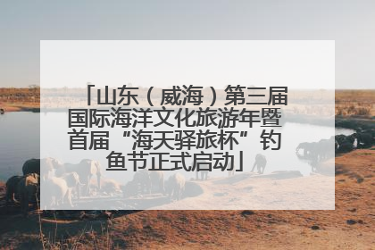 山东（威海）第三届国际海洋文化旅游年暨首届“海天驿旅杯”钓鱼节正式启动