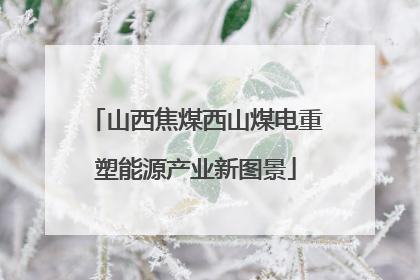 山西焦煤西山煤电重塑能源产业新图景