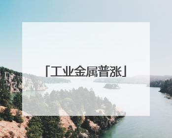工业金属普涨