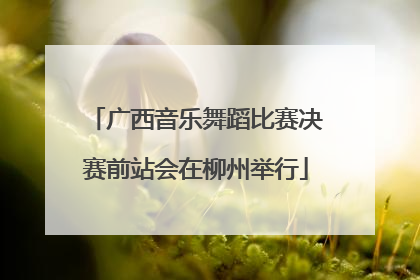广西音乐舞蹈比赛决赛前站会在柳州举行