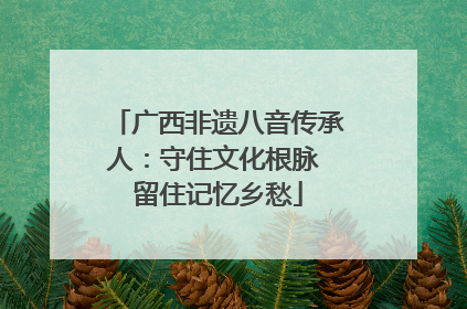 广西非遗八音传承人：守住文化根脉 留住记忆乡愁