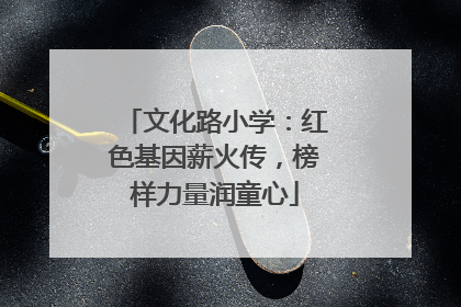 文化路小学：红色基因薪火传，榜样力量润童心