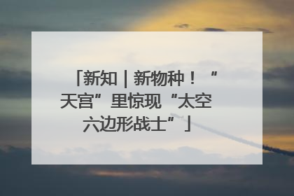新知｜新物种！“天宫”里惊现“太空六边形战士”