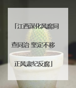 江西深化风腐同查同治 坚定不移正风肃纪反腐