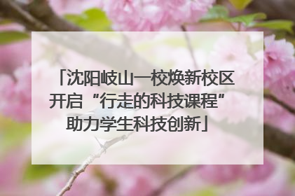 沈阳岐山一校焕新校区开启“行走的科技课程”助力学生科技创新