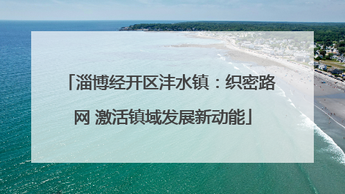 淄博经开区沣水镇：织密路网 激活镇域发展新动能