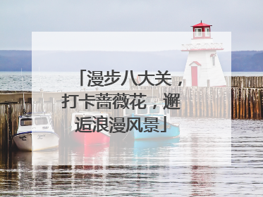 漫步八大关，打卡蔷薇花，邂逅浪漫风景