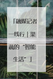 融媒记者一线行｜果蔬的“智能生活”