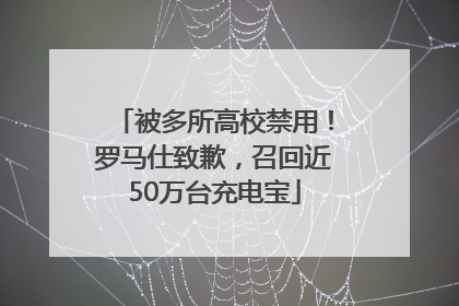 被多所高校禁用！罗马仕致歉，召回近50万台充电宝