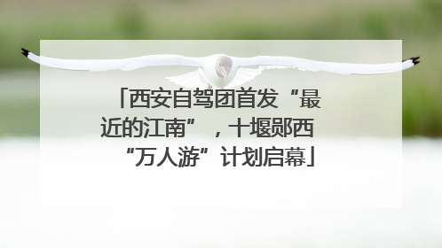西安自驾团首发“最近的江南”，十堰郧西“万人游”计划启幕