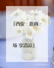 西安：逛商场 享清凉