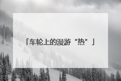 车轮上的漫游“热”