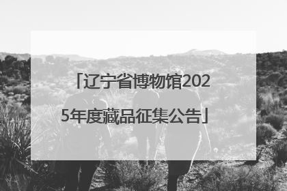 辽宁省博物馆2025年度藏品征集公告
