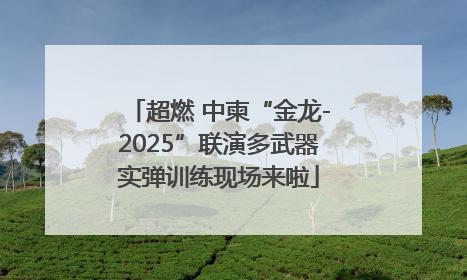 超燃 中柬“金龙-2025”联演多武器实弹训练现场来啦