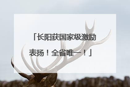 长阳获国家级激励表扬！全省唯一！