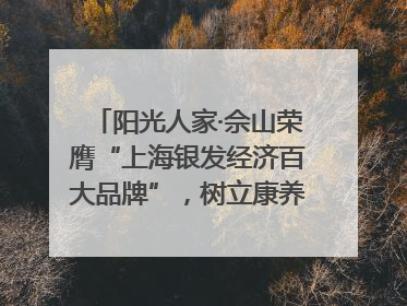 阳光人家·佘山荣膺“上海银发经济百大品牌”，树立康养行业新标杆