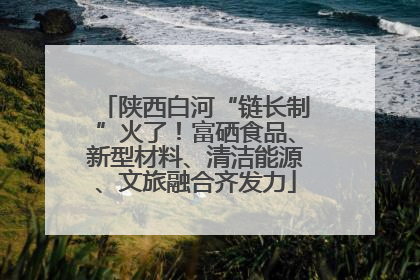 陕西白河“链长制”火了！富硒食品、新型材料、清洁能源、文旅融合齐发力