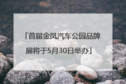首届金凤汽车公园品牌展将于5月30日举办