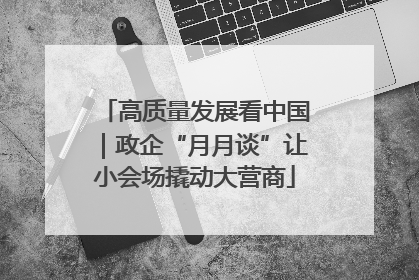 高质量发展看中国｜政企“月月谈”让小会场撬动大营商