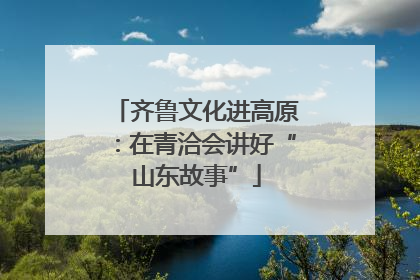 齐鲁文化进高原：在青洽会讲好“山东故事”